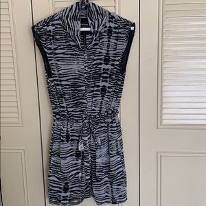 Zip up mini dress/tunic